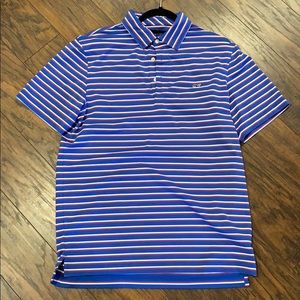 Red white and blue vineyard vibes performance polo